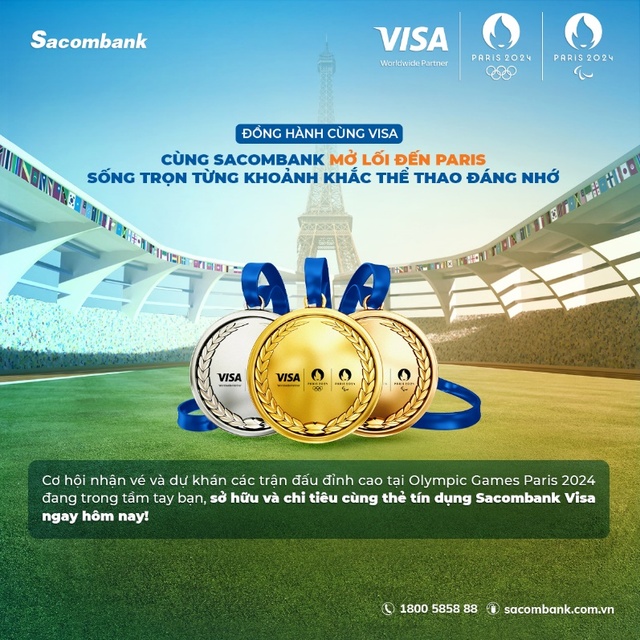 &quot;Săn vé&quot; đến Olympic Games Paris 2024 cùng thẻ Sacombank Visa - Ảnh 5.