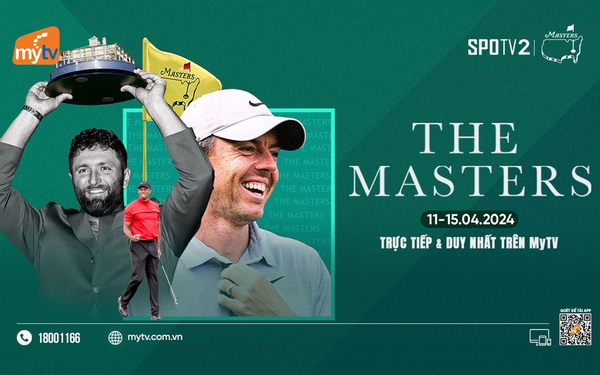 The Masters 2024 - giải golf major đầu tiên của năm trên MyTV - Ảnh 1.