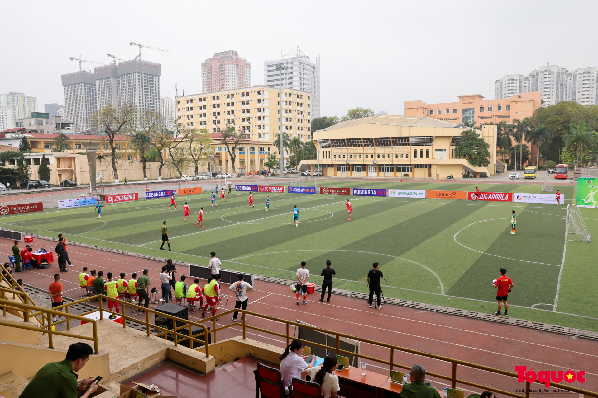 Khai mạc vòng chung kết giải bóng đá Tuổi trẻ công an Thủ đô - Ảnh 4.