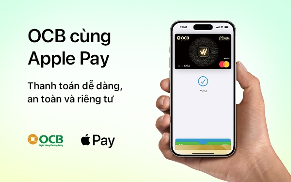 OCB giới thiệu Apple Pay đến Chủ thẻ Mastercard  - Ảnh 1.