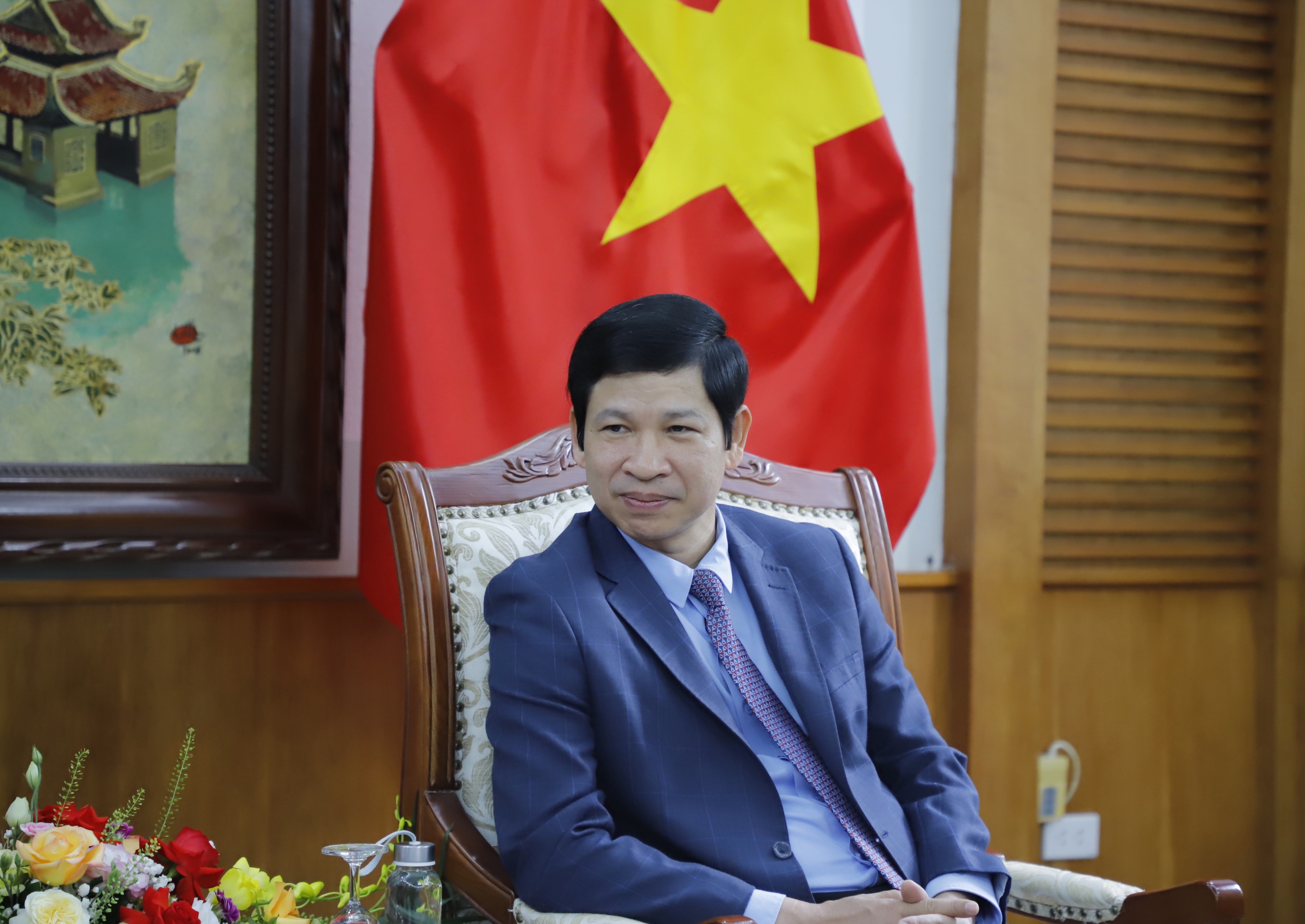Thứ trưởng Hồ An Phong gặp mặt Đại sứ Du lịch Việt Nam tại Hàn Quốc Lý Xương Căn - Ảnh 3.