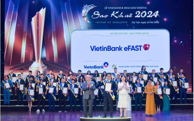 VietinBank đạt 2 Giải thưởng Sao Khuê năm 2024  - Ảnh 1.