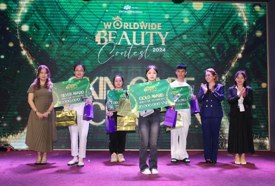 63 sinh viên tranh tài tại cuộc thi tiêu chuẩn quốc tế, nâng cao chất lượng ngành làm đẹp Việt Nam - Ảnh 1.