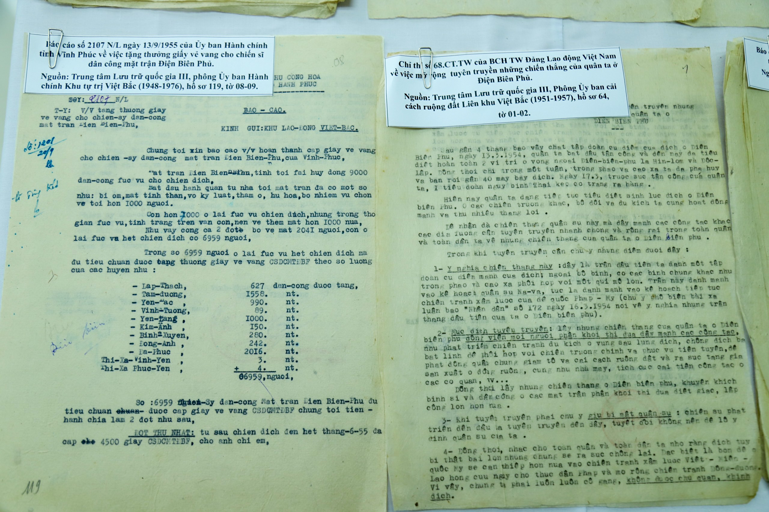 Upptäck värdefulla dokument om Dien Bien Phu-kampanjen - Foto 3. Khám phá những tài liệu quý về Chiến dịch Điện Biên Phủ - Ảnh 3.