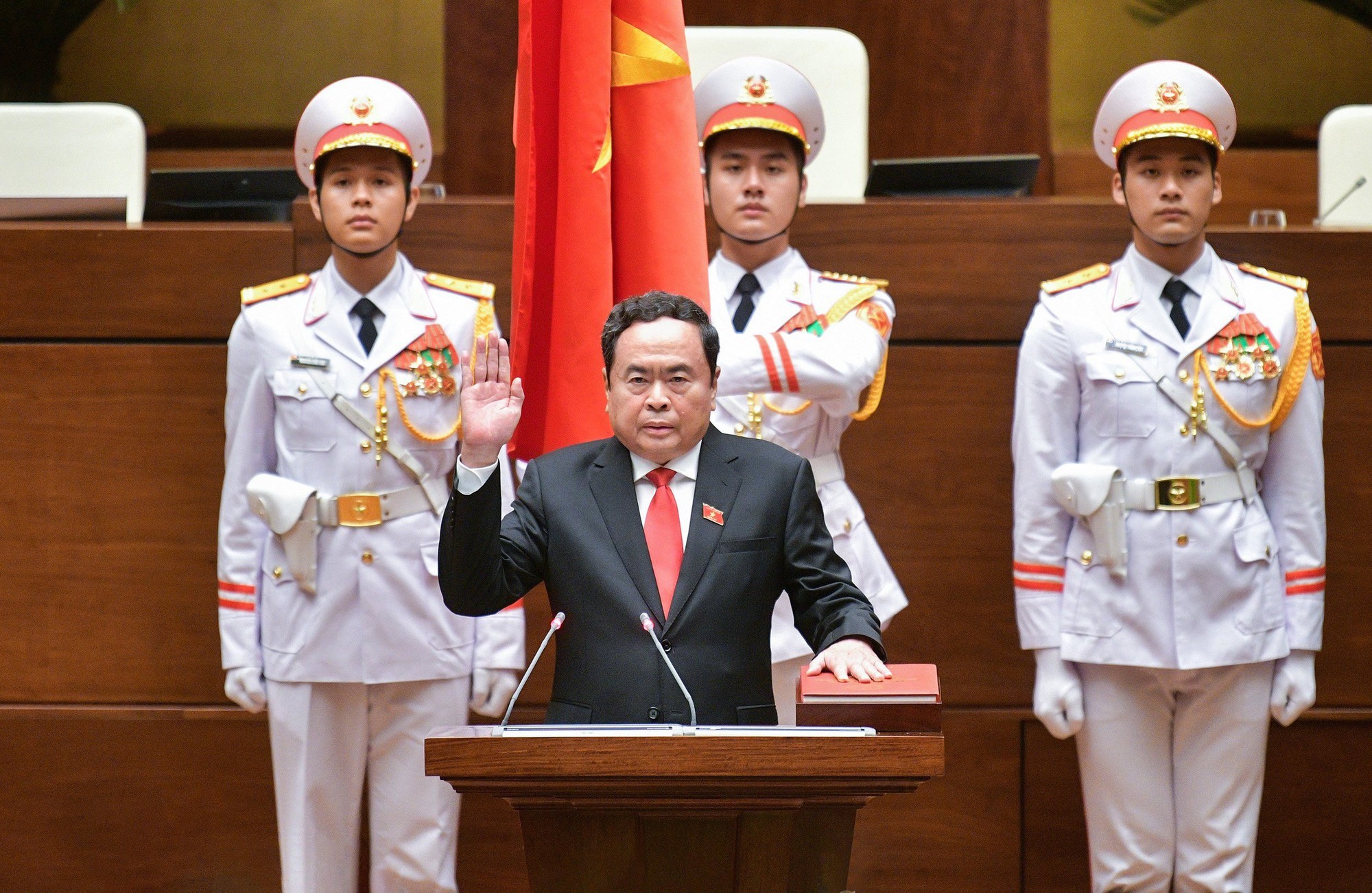 Ông Trần Thanh Mẫn được bầu giữ chức Chủ tịch Quốc hội khóa XV - Ảnh 1.