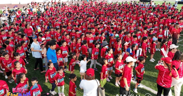 AIA Việt Nam với sự kiện &quot;Kids Fun Run&quot; giúp trẻ em phát triển - Ảnh 1.