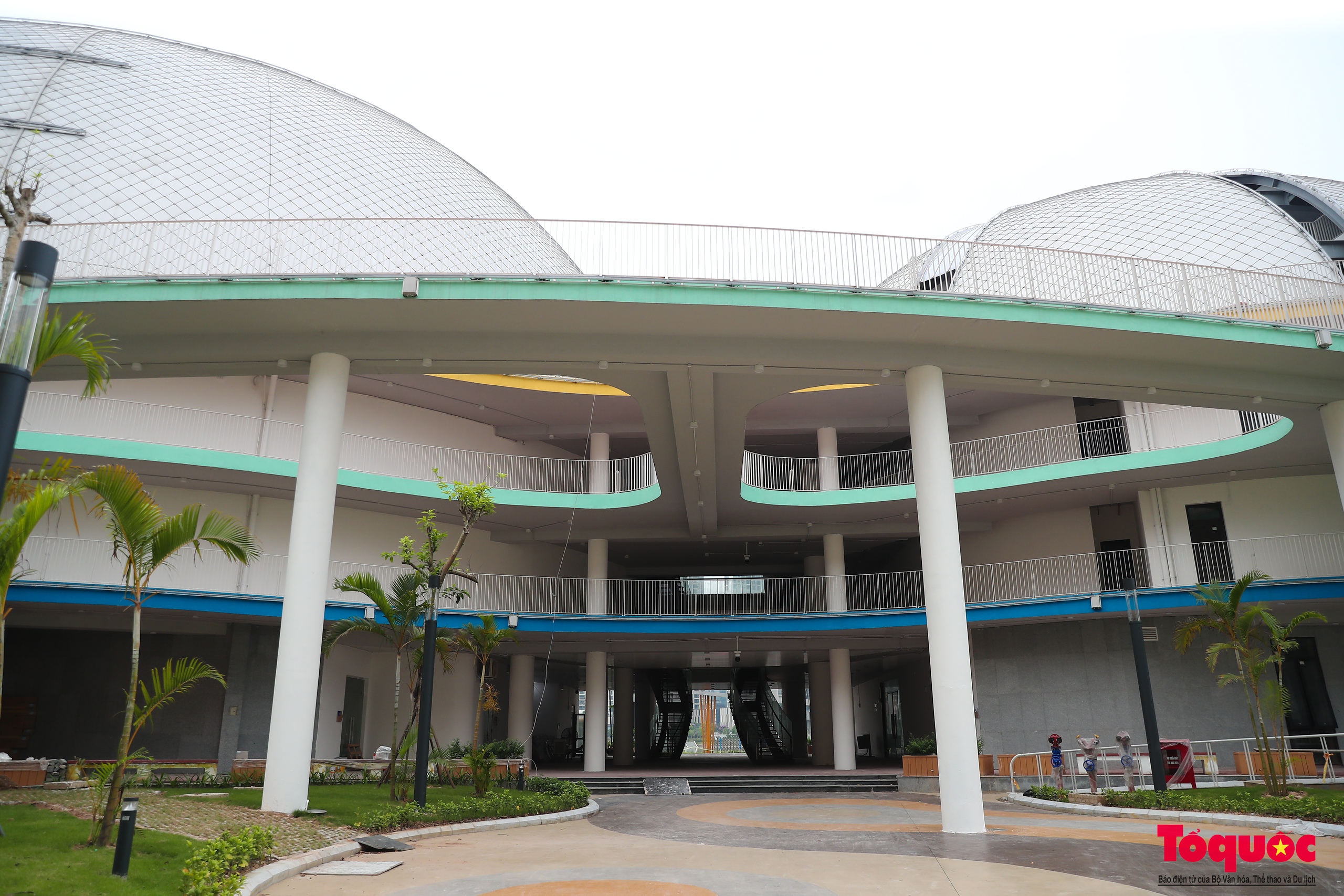 Diện mạo Cung Thiếu nhi hiện đại nhất ở Hà Nội sắp hoàn thành - Ảnh 7.