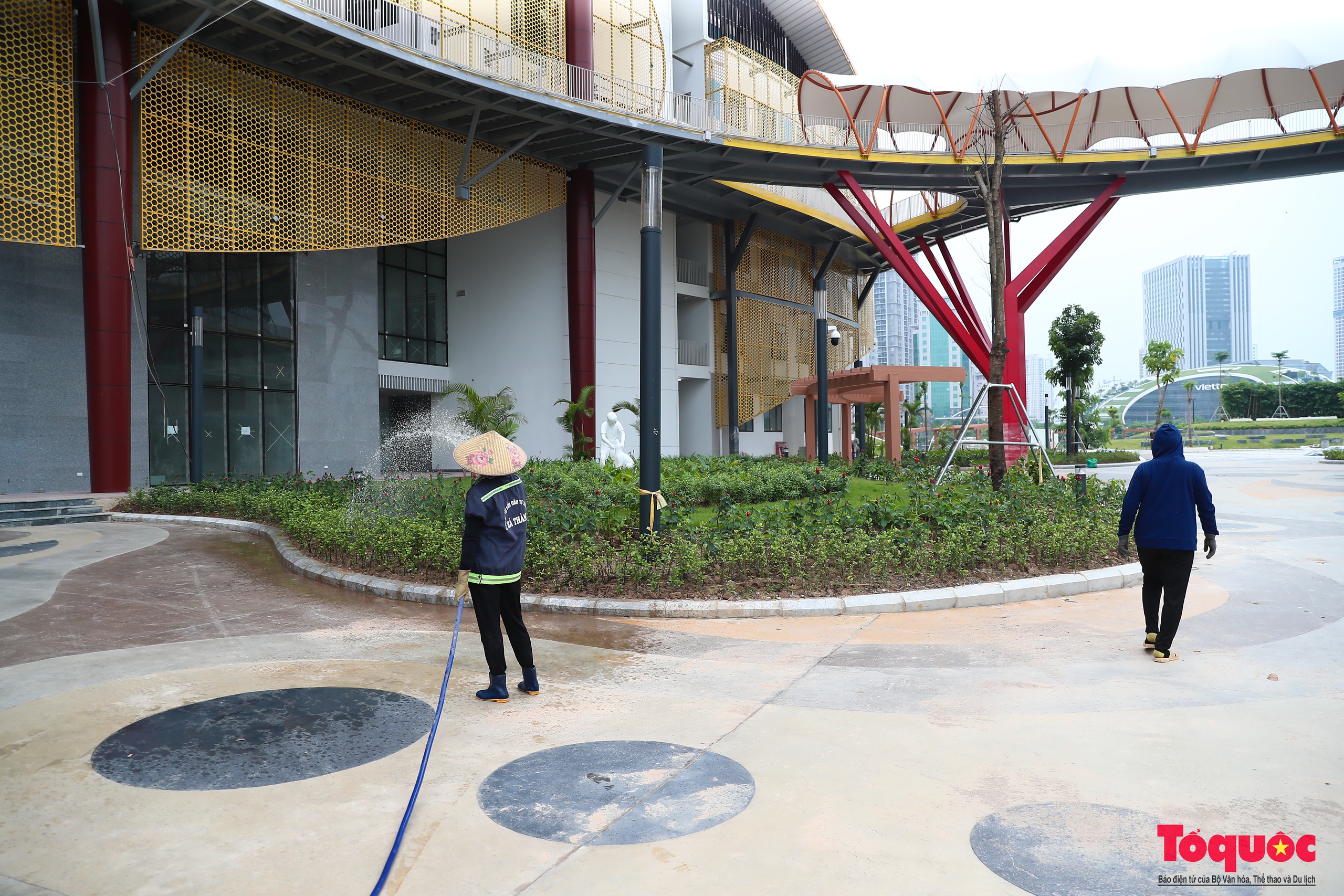 Diện mạo Cung Thiếu nhi hiện đại nhất ở Hà Nội sắp hoàn thành - Ảnh 11.