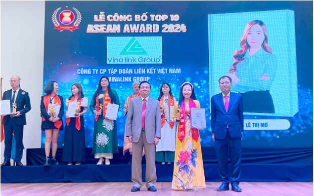 Vinalink Group lọt Top 10 thương hiệu nổi tiếng ASEAN năm 2024 - Ảnh 1.