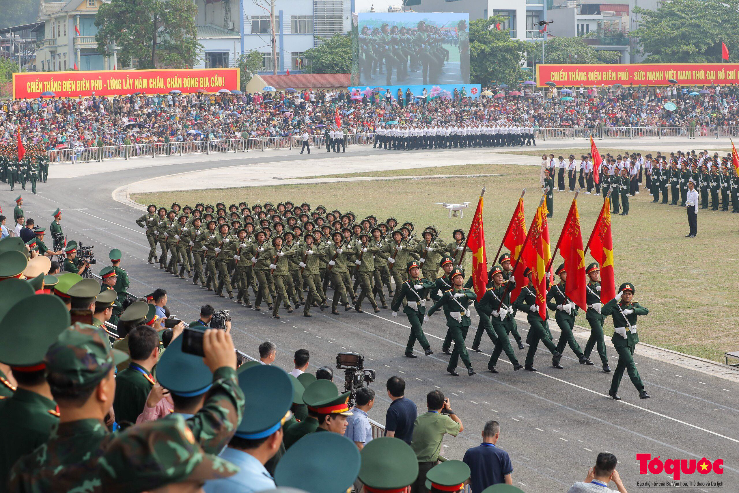 Toàn cảnh sơ duyệt Lễ diễu binh kỷ niệm 70 năm chiến thắng Điện Biên Phủ - Ảnh 5.