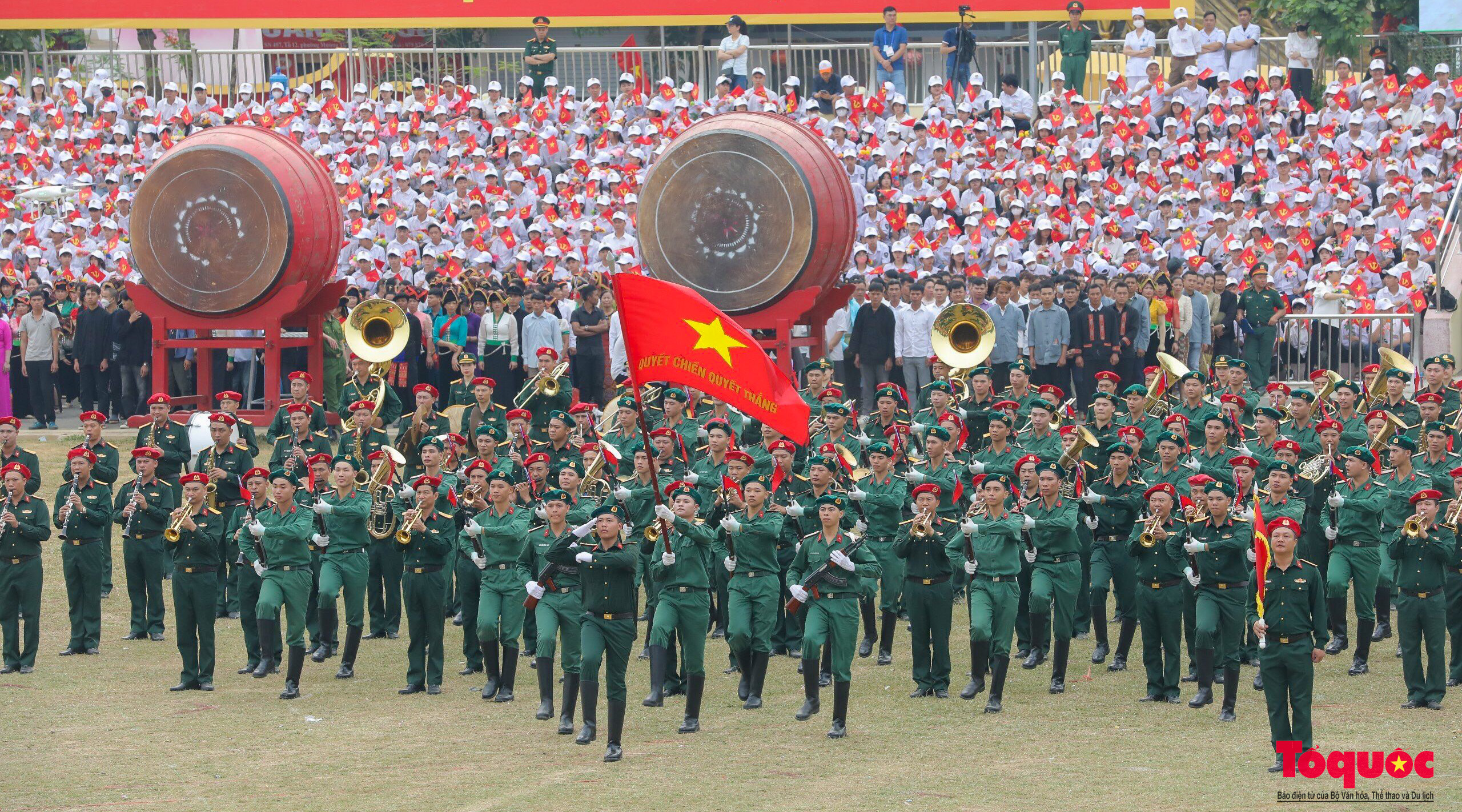Toàn cảnh sơ duyệt Lễ diễu binh kỷ niệm 70 năm chiến thắng Điện Biên Phủ - Ảnh 6.