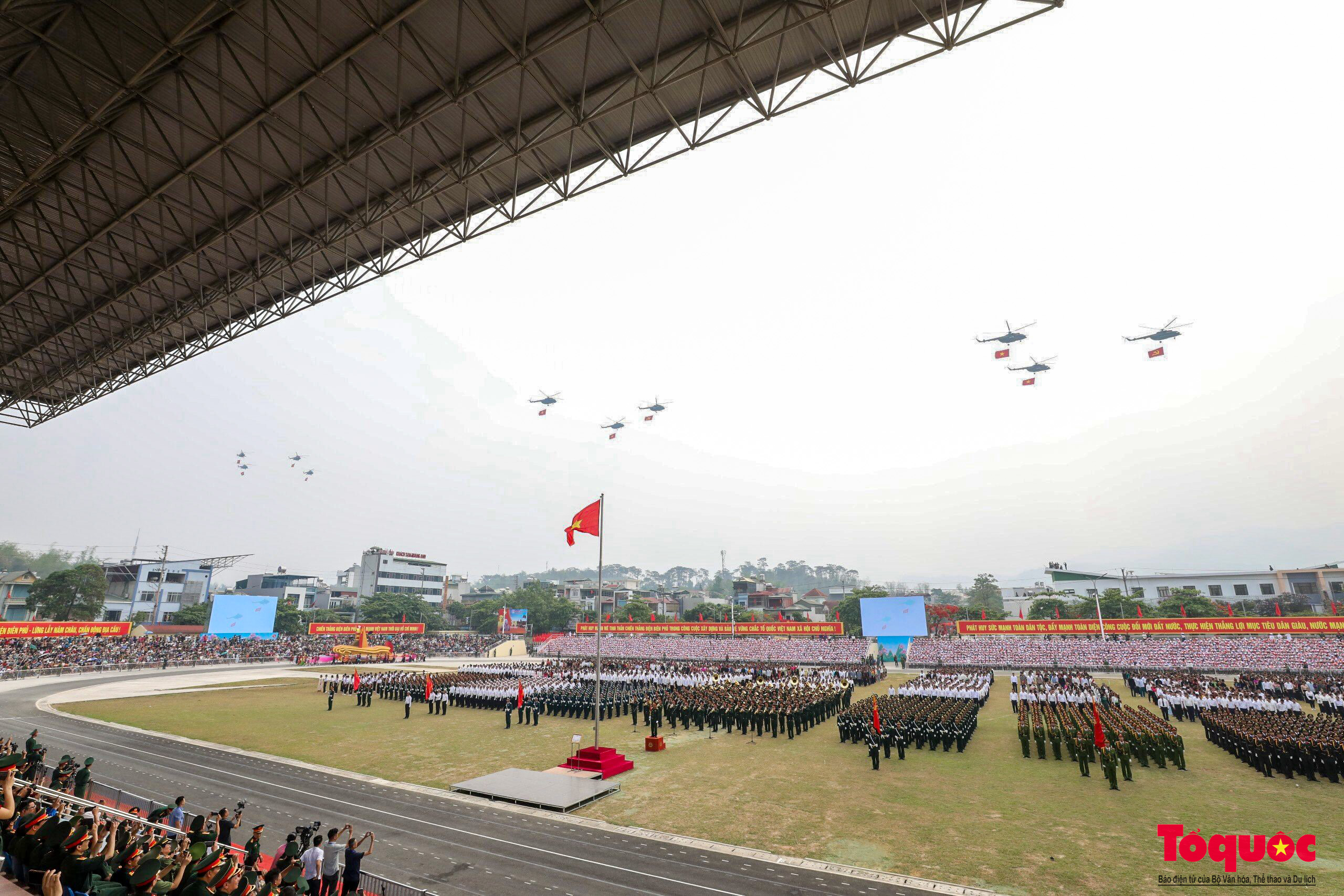 Toàn cảnh sơ duyệt Lễ diễu binh kỷ niệm 70 năm chiến thắng Điện Biên Phủ - Ảnh 4.