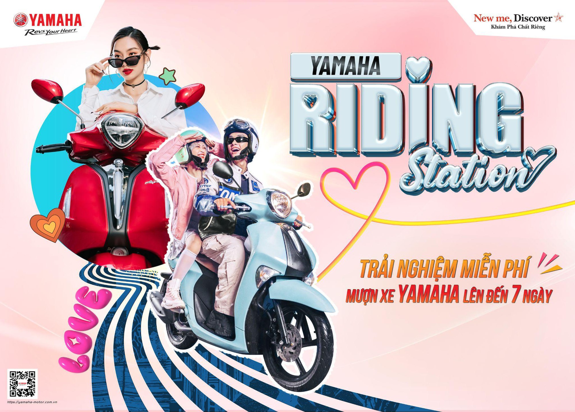 Yamaha Riding Station: Trải nghiệm xe miễn phí trong 7 ngày cùng hoa hậu Thùy Tiên, Ninh-Dương couple và dàn sao đình đám - Ảnh 1.