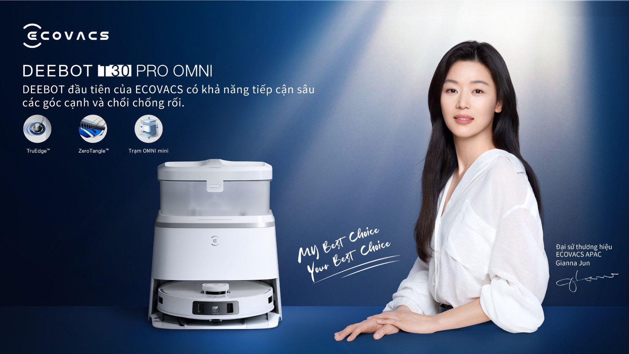 Cùng với đại sứ thương hiệu mới Jun Ji-hyun, ECOVACS ROBOTICS hướng đến chinh phục những đỉnh cao mới - Ảnh 1.