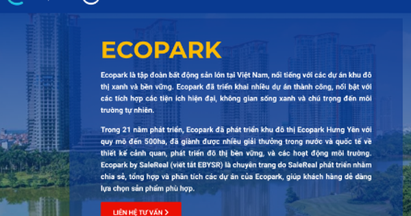 Sự ra đời của Ecopark By SaleReal và vai trò của nó trong chiến lược phát triển của SaleReal - Ảnh 1.