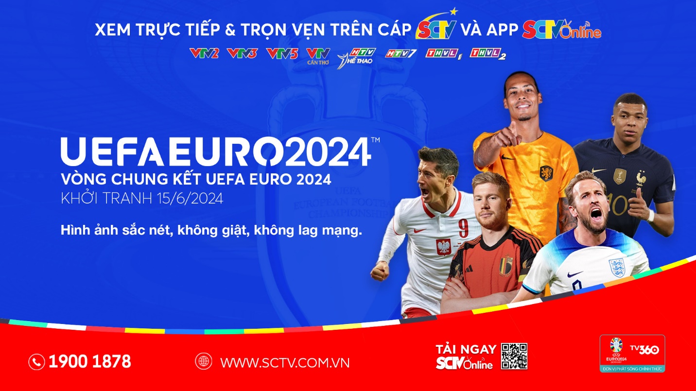 Khán giả thưởng thức EURO 2024 trên kênh nào? - Ảnh 1.