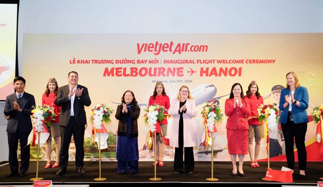 Vietjet khai trương đường bay kết nối Melbourne - Hà Nội - Ảnh 1.