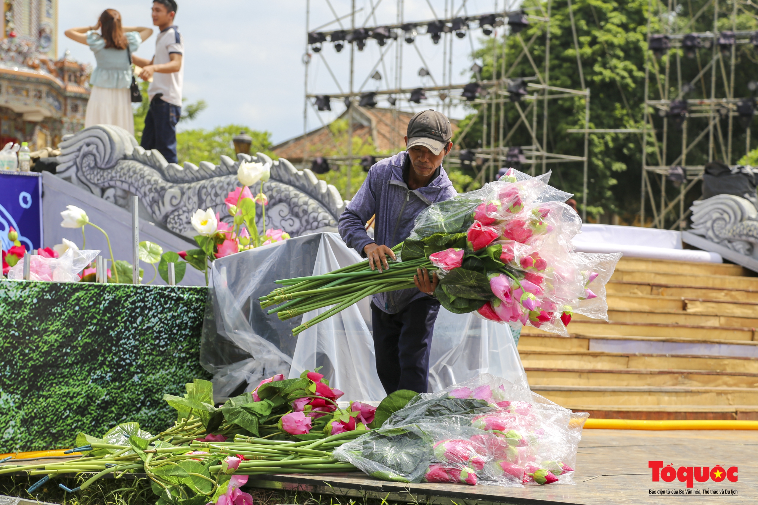 Lộ diện sân khấu khai mạc Tuần lễ Festival Huế tại cung điện đẹp bậc nhất triều Nguyễn - Ảnh 7.