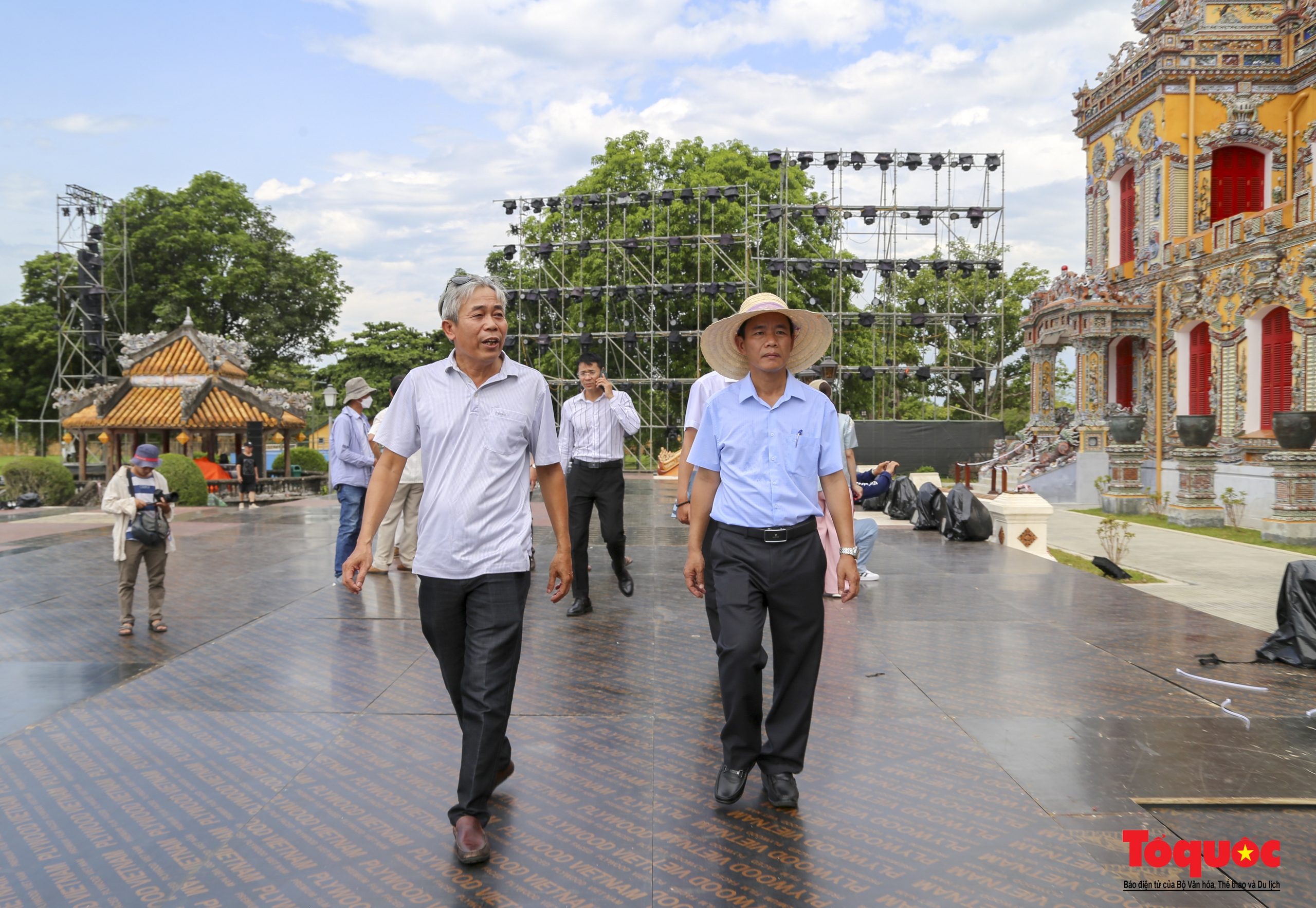 Lộ diện sân khấu khai mạc Tuần lễ Festival Huế tại cung điện đẹp bậc nhất triều Nguyễn - Ảnh 16.