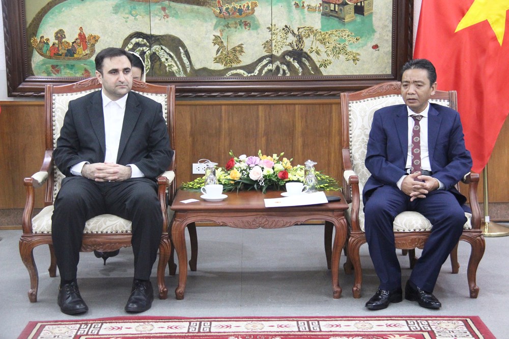 វៀតណាម-អ៊ីរ៉ង់៖ ជំរុញកិច្ចសហប្រតិបត្តិការជាក់ស្តែង និងប្រកបដោយប្រសិទ្ធភាពក្នុងវិស័យវប្បធម៌ កីឡា និងទេសចរណ៍ - រូបថត ១. Việt Nam- Iran: Thúc đẩy hợp tác văn hóa, thể thao, du lịch thiết thực, hiệu quả - Ảnh 1.