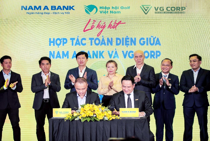 Nam Á Bank đồng hành, xã hội hóa môn thể thao Golf - Ảnh 1.