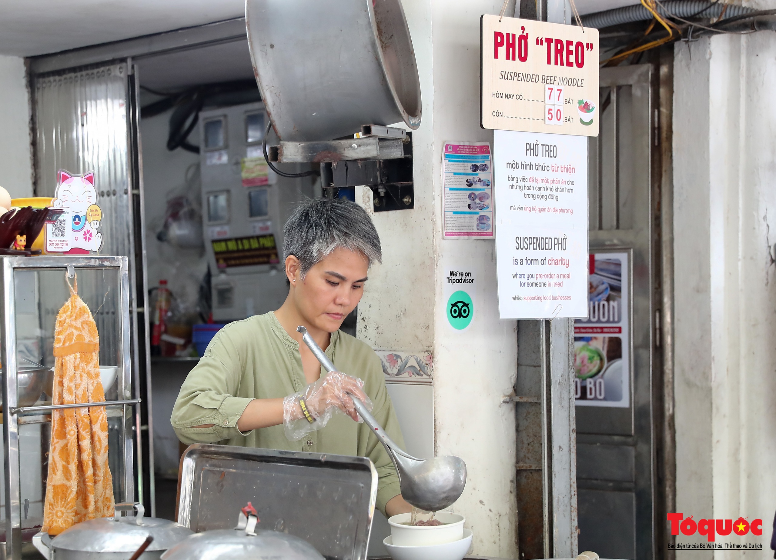 &quot;Phở Treo&quot; - Phở của sự tử tế - Ảnh 3.