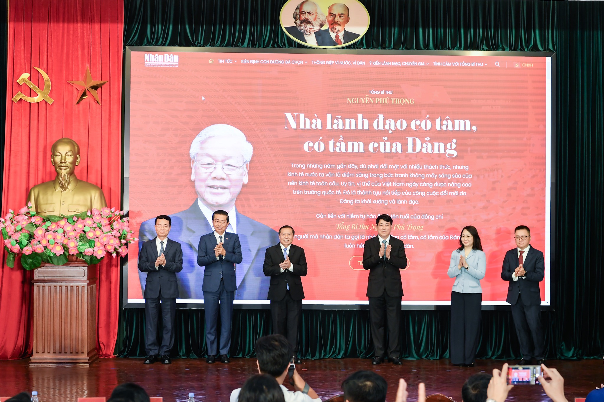 Ra mắt trang thông tin đặc biệt &quot;Tổng Bí thư Nguyễn Phú Trọng - Nhà lãnh đạo có tâm, có tầm của Đảng&quot; - Ảnh 6.