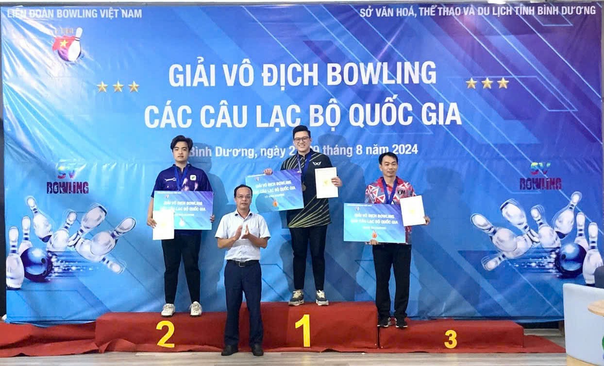 Bình Dương xếp hạng Nhất toàn đoàn tại Giải vô địch Bowling các CLB quốc gia năm 2024 - Ảnh 1.