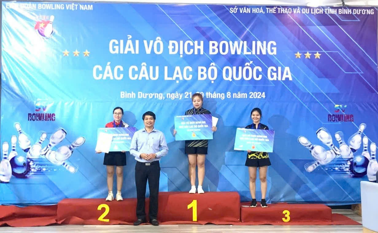 Bình Dương xếp hạng Nhất toàn đoàn tại Giải vô địch Bowling các CLB quốc gia năm 2024 - Ảnh 2.