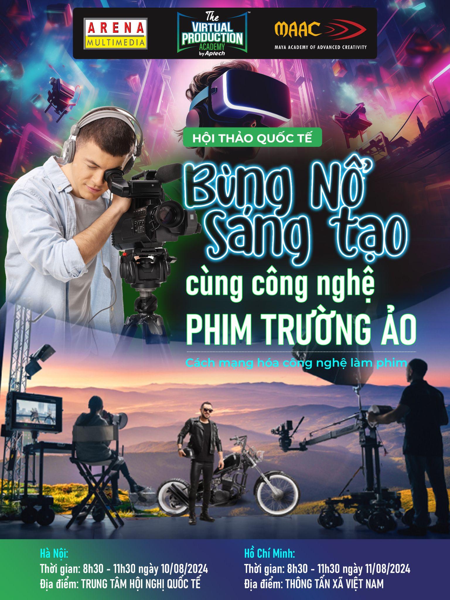 Hội nghị quốc tế về Phim trường Ảo: Cơ hội cập nhật xu hướng và gặp gỡ chuyên gia đầu ngành cùng Arena Multimedia - Ảnh 1.