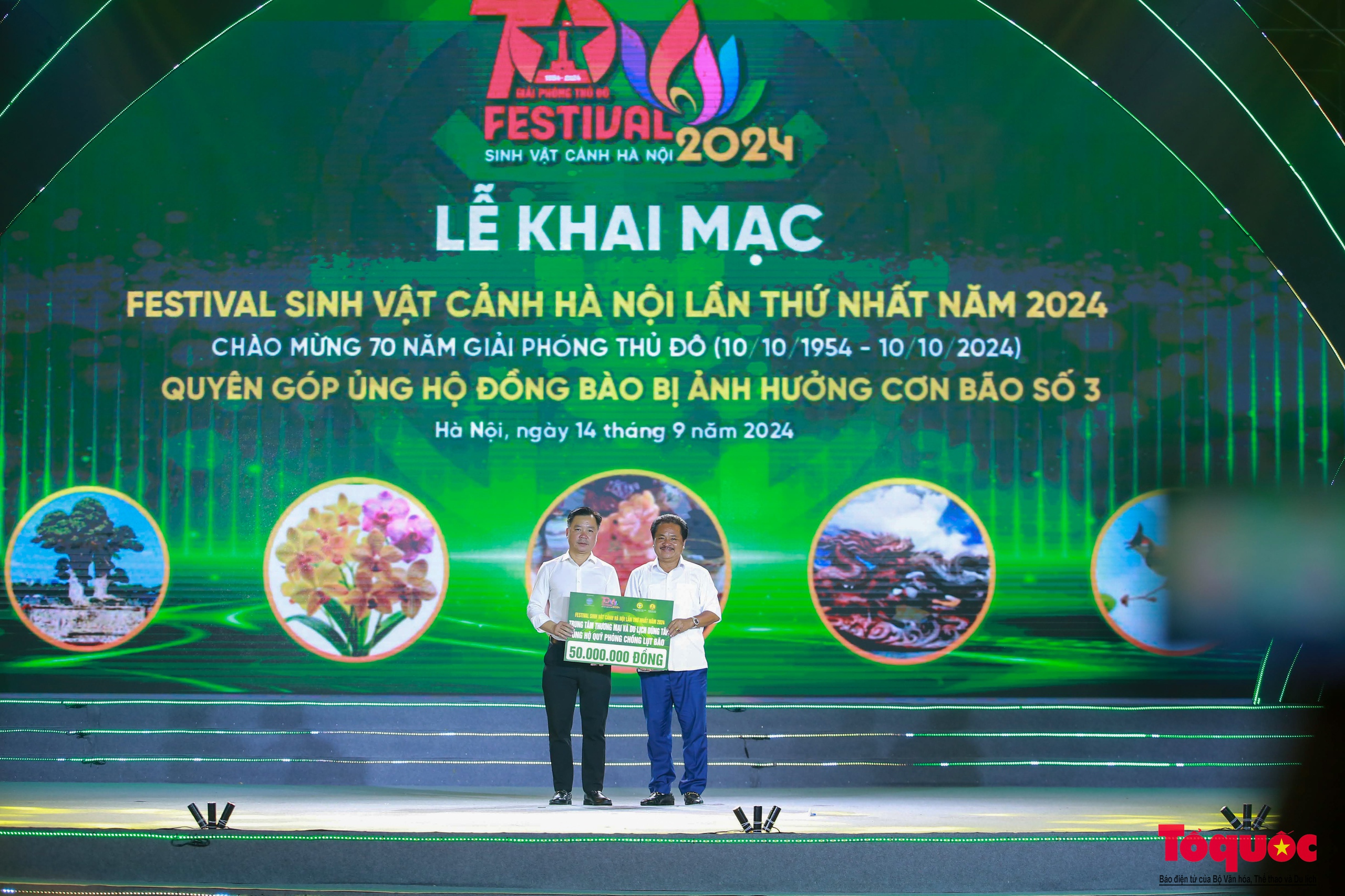 Gần một tỷ đồng đã được ủng hộ Quỹ phòng chống lụt bão tại Festival Sinh Vật Cảnh Hà Nội 2024 - Ảnh 4.