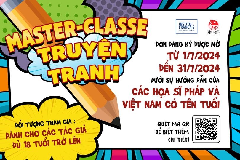 Institut Prancis melaksanakan kegiatan untuk mendukung pengembangan komik di Vietnam - Foto 2. Viện Pháp triển khai các hoạt động hỗ trợ phát triển truyện tranh ở Việt Nam - Ảnh 2.