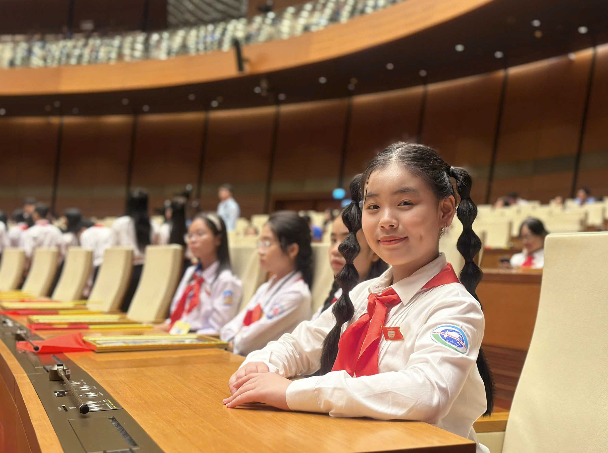 फान बाओ न्गोक - हनोई शहर के प्रतिनिधि ने  Phan Bảo Ngọc – Đại biểu đoàn TP Hà Nội tham dự Phiên họp giả định
