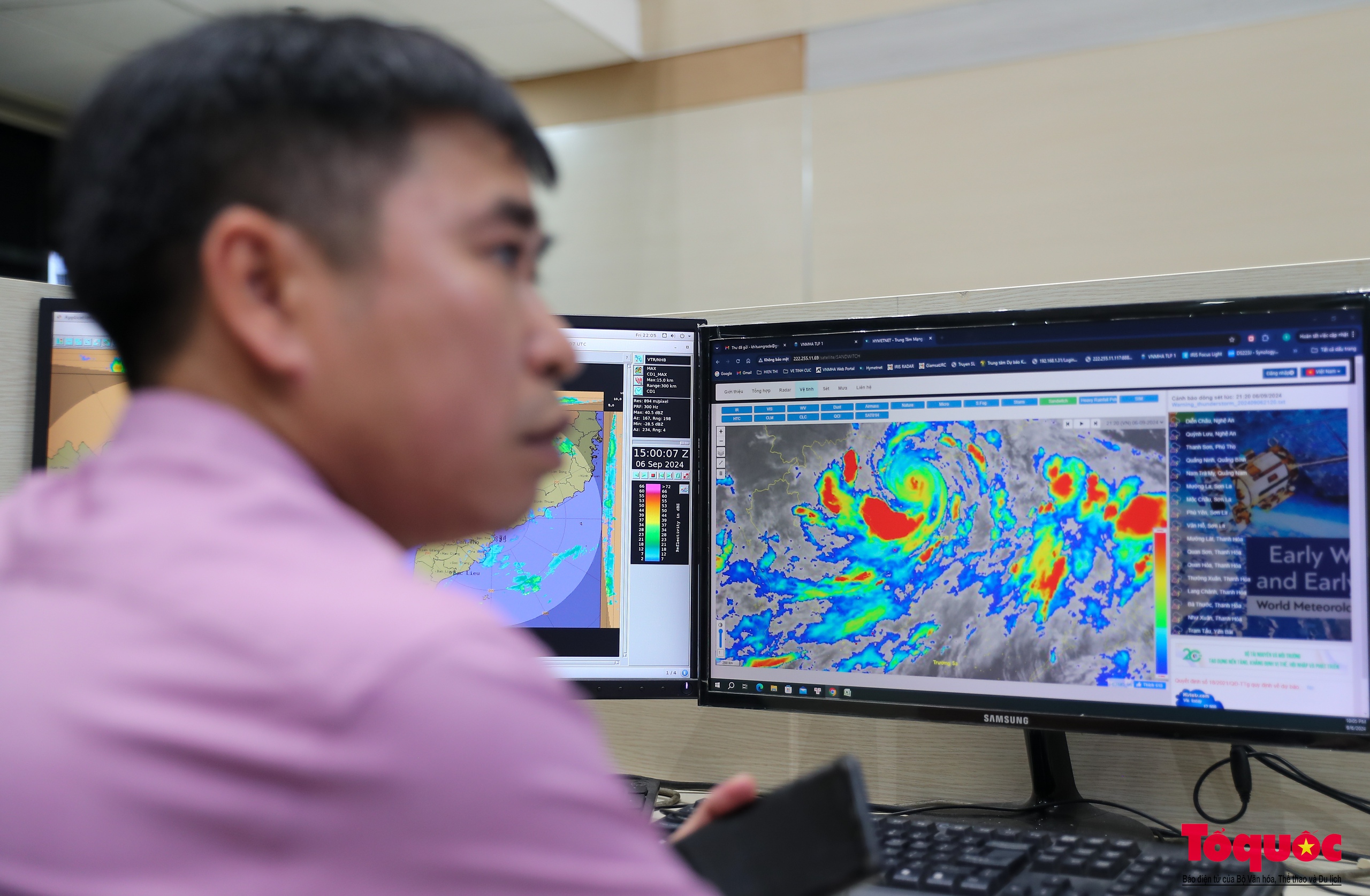 Cảnh xuyên đêm trực bão số 3 (Yagi) ở Trung tâm Dự báo Khí tượng thủy văn quốc gia - Ảnh 15.
