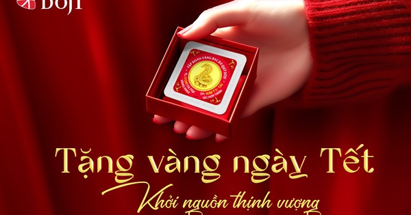 Tặng vàng ngày Tết, trao trọn an khang