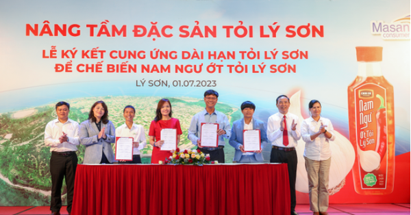 Nam Ngư chung tay quảng bá đặc sản tỏi Lý Sơn