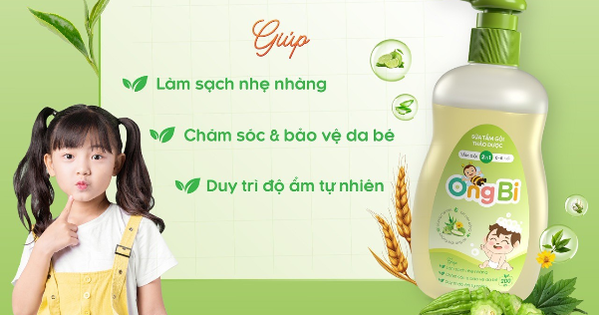 Sữa tắm gội thảo dược Ong Bi ra mắt diện mạo mới, tăng cường công dụng dưỡng ẩm