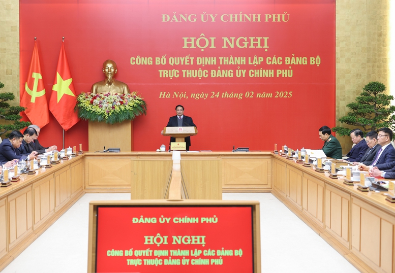 Thủ tướng trao Quyết định thành lập 15 đảng bộ trực thuộc Đảng ủy Chính phủ - Ảnh 1.