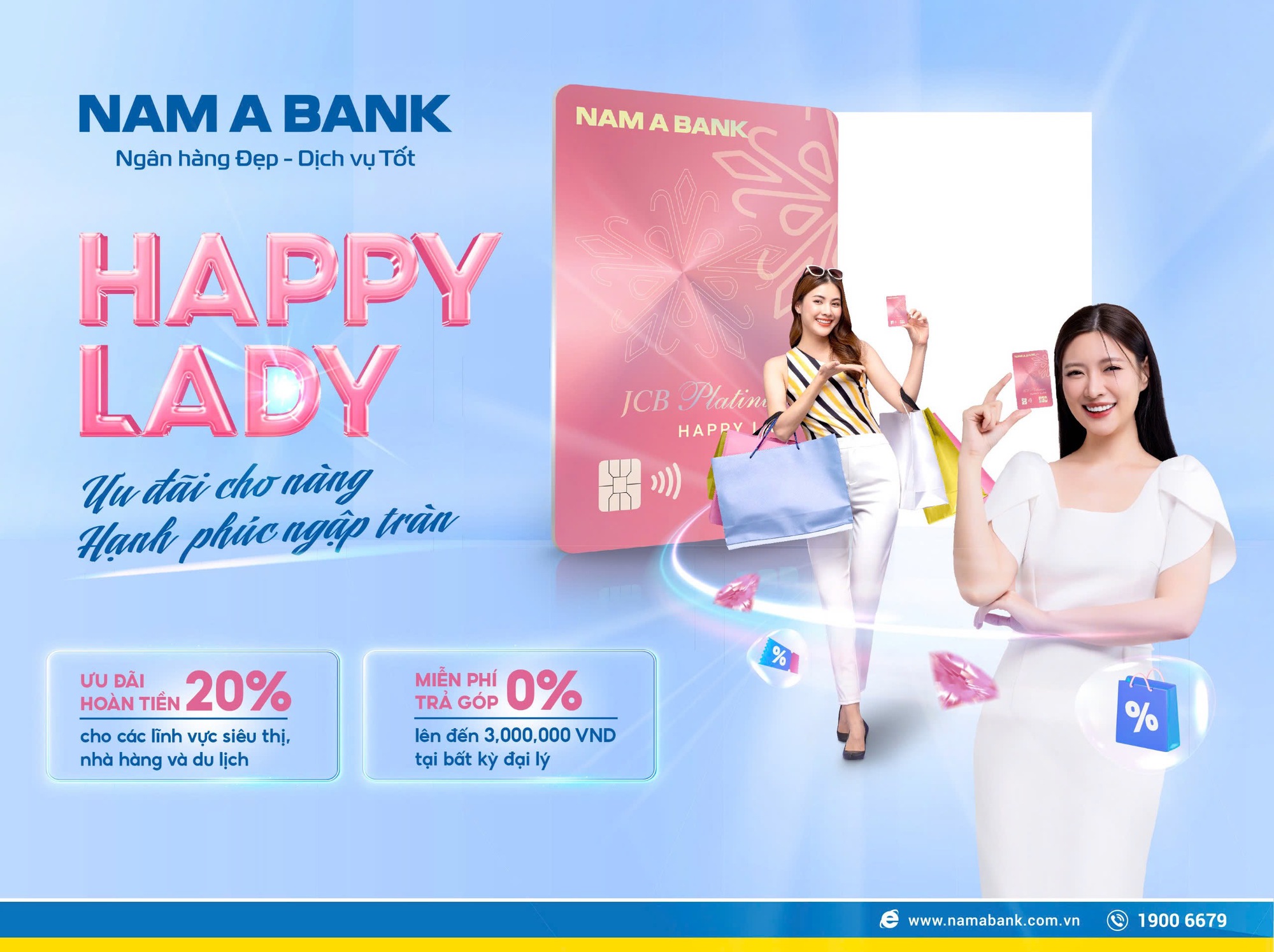 Dịp Tết này, thẻ tín dụng Happy Lady hoàn tiền lên đến 20% - Ảnh 1.