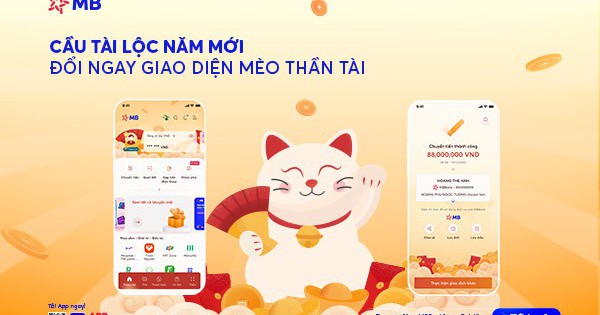 Đón xuân 2025 với loạt giao diện Tết độc đáo trên App MBBank