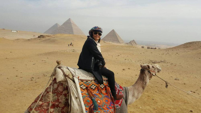 Đường đến Kim tự tháp Giza