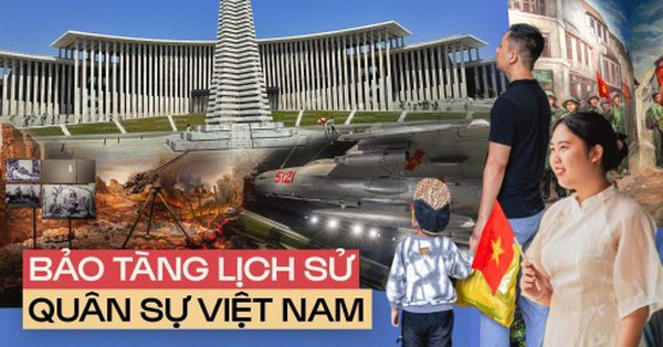 Bảo tàng quân sự "khủng" nhất Việt Nam ngày đầu mở cửa: Nhiều gia đình đưa con đến tham quan để hiểu hơn về lịch sử hào hùng của dân tộc