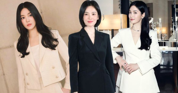 Ngắm mãi không chán những set áo blazer sang trọng của Song Hye Kyo