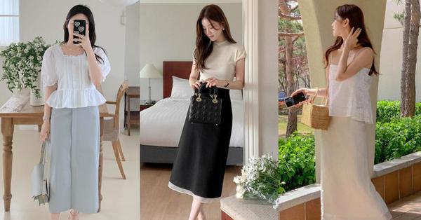 10 cách mặc chân váy suông đơn giản mà đẹp và tôn dáng