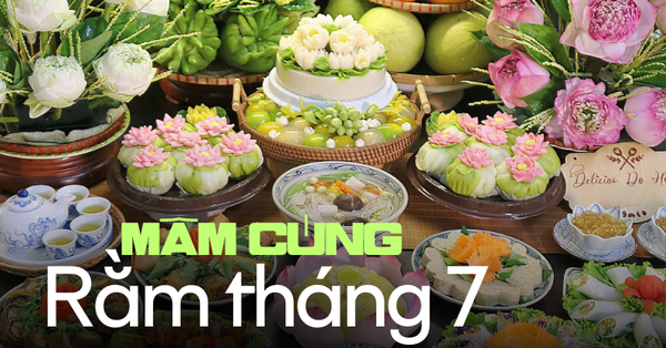 Cúng Rằm tháng 7 dùng cỗ chay hay cỗ mặn? Cúng vào thời điểm nào mới đúng?