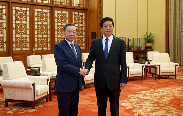 Bộ Trưởng Tô Lâm hội kiến, làm việc với các lãnh đạo cấp cao Trung Quốc - Ảnh 1.