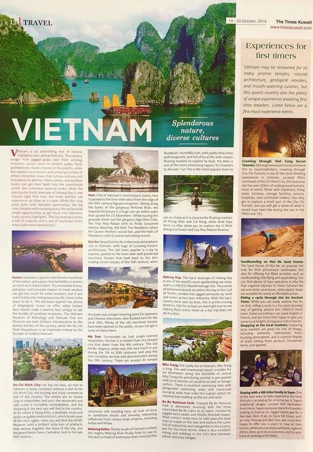 Rộn ràng quảng bá du lịch Việt Nam tại Kuwait - Ảnh 1.