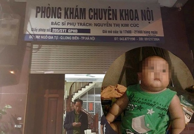Vụ cháu bé 2 tuổi tử vong sau khi truyền nước: Đình chỉ hoạt động phòng khám - Ảnh 1.