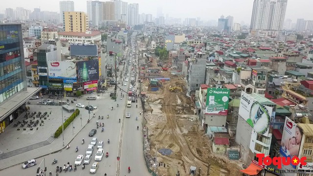 Mục sở thị đại công trường vành đai 2 gần 10.000 tỷ ở Hà Nội - Ảnh 12.