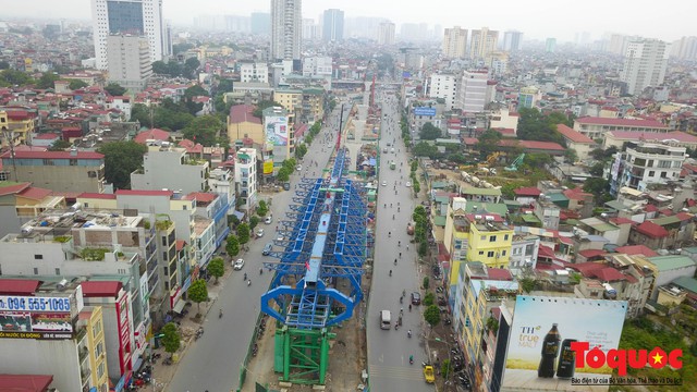 Mục sở thị đại công trường vành đai 2 gần 10.000 tỷ ở Hà Nội - Ảnh 10.
